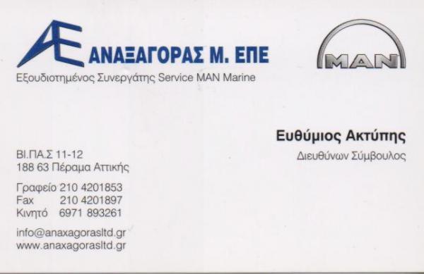 ANAXAGORAS LTD ΠΕΤΡΕΛΑΙΟΚΙΝΗΤΗΡΕΣ ΠΕΡΑΜΑ